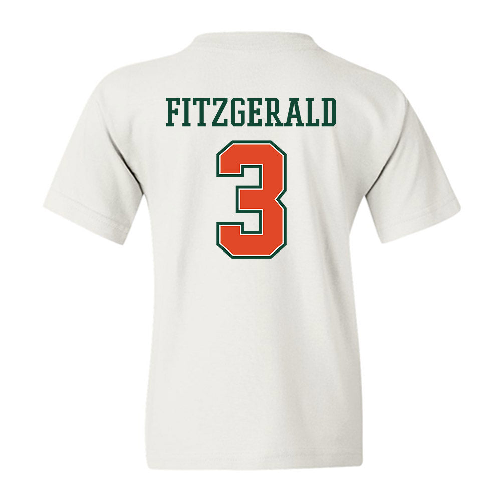 Miami - NCAA Football : Bryce Fitzgerald - Youth T-Shirt-1