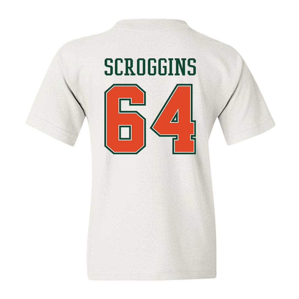 Miami - NCAA Football : Ralph Scroggins - Youth T-Shirt-1