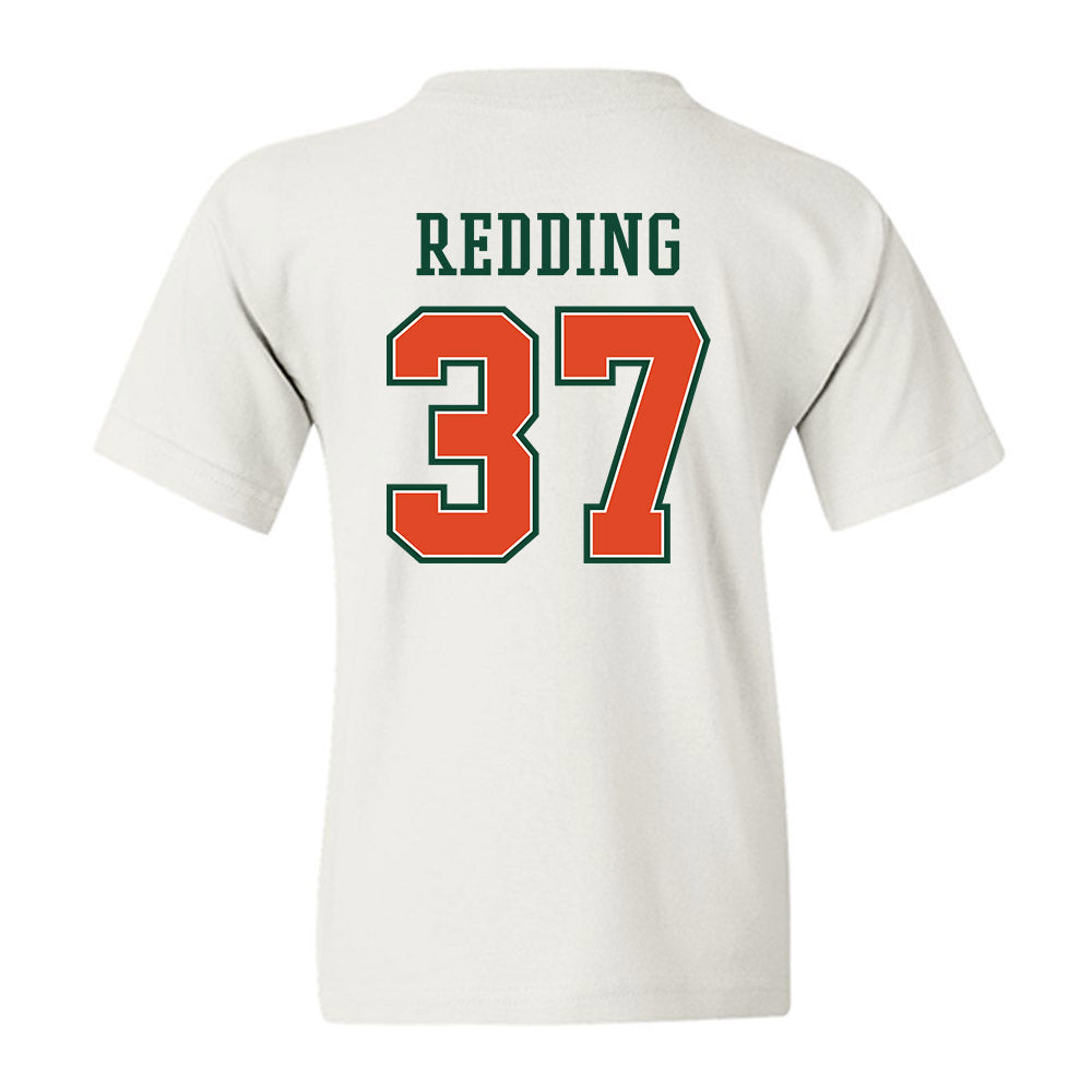 Miami - NCAA Football : Cortez Redding - Youth T-Shirt-1