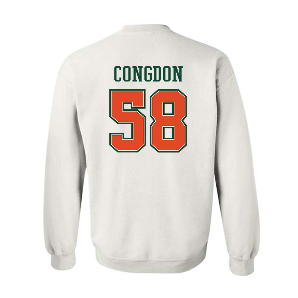 Miami - NCAA Football : Ben Congdon - Crewneck Sweatshirt-1