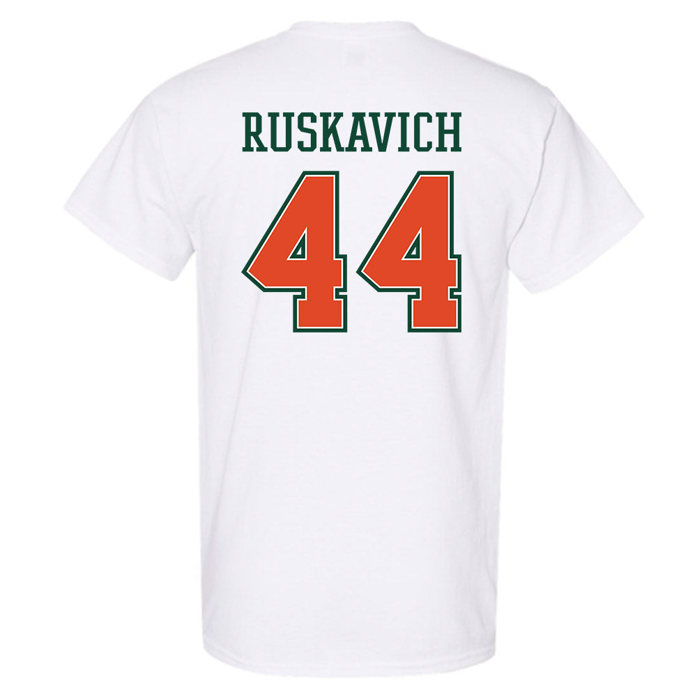 Miami - NCAA Football : Owen Ruskavich - T-Shirt-1