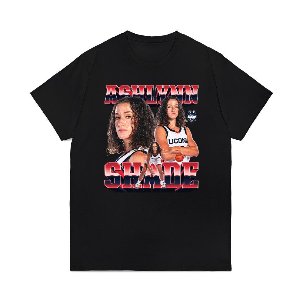 UConn - NCAA Women's Basketball : Ashlynn Shade - Collage Premium T-Shirt-0