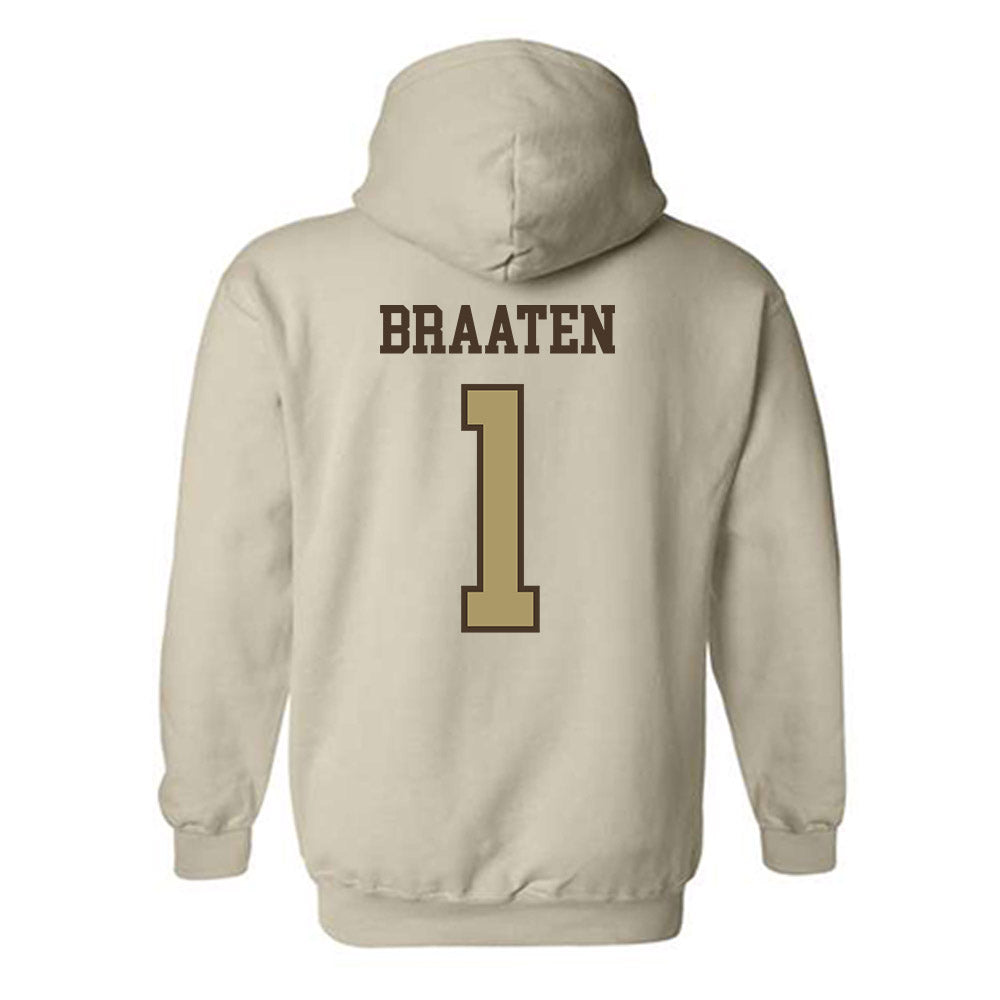 SMSU - NCAA Men's Basketball : Jakob Braaten - Classic Shersey Hooded Sweatshirt-1