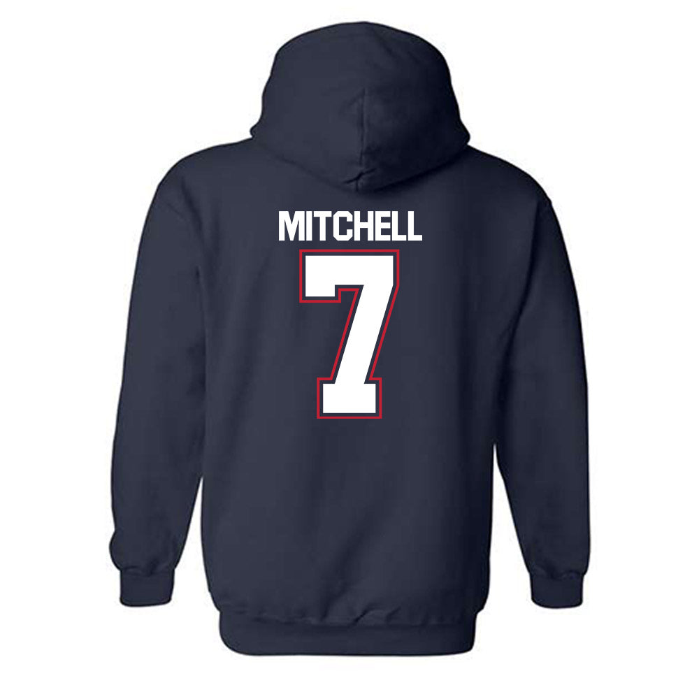 Utah Tech - NCAA Football : Jakheo Mitchell - Classic Shersey Hooded Sweatshirt-1