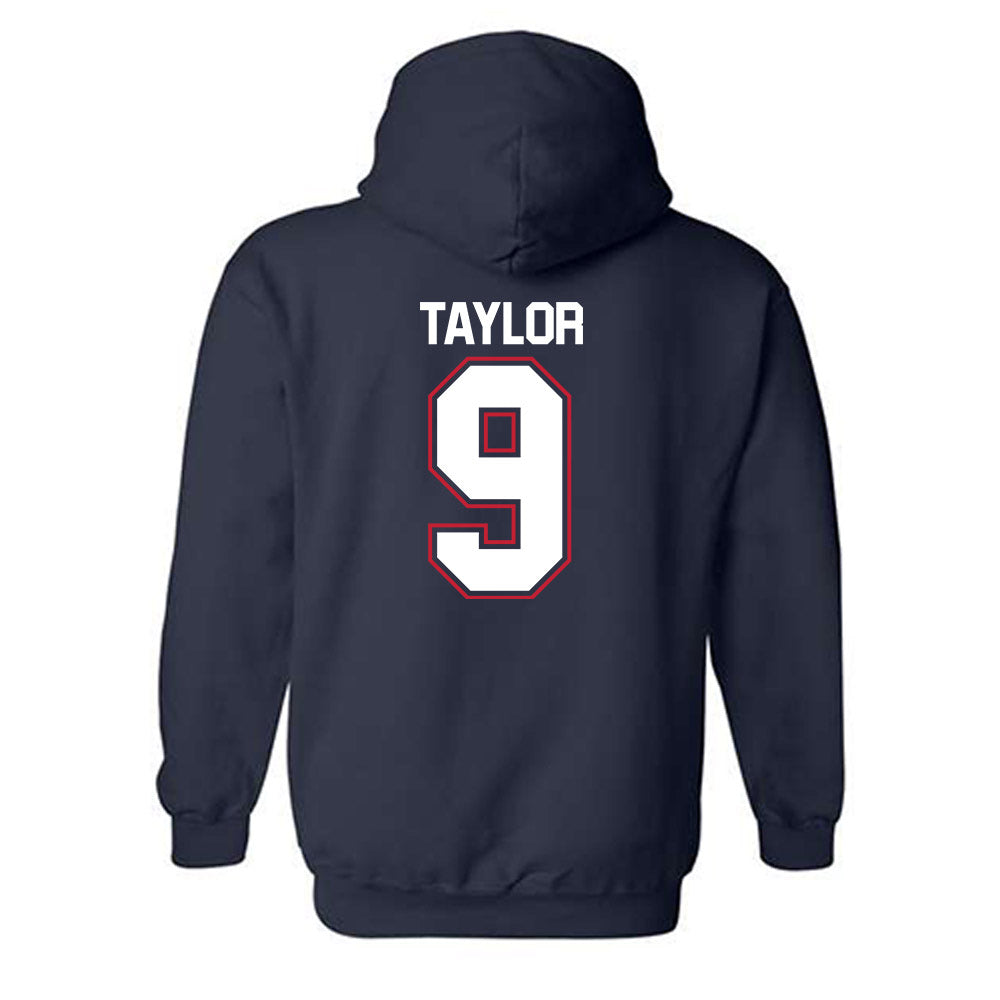 Utah Tech - NCAA Football : Damon Taylor - Classic Shersey Hooded Sweatshirt-1