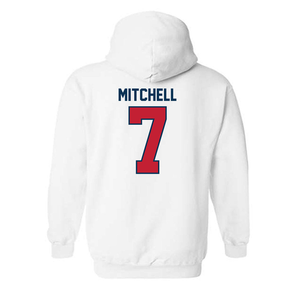 Utah Tech - NCAA Football : Jakheo Mitchell - Classic Shersey Hooded Sweatshirt-1