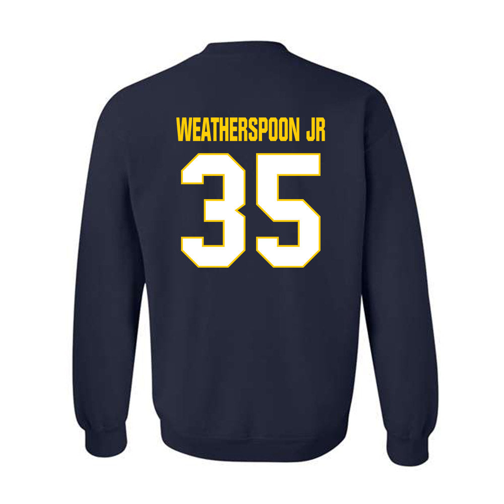 Toledo - NCAA Football : Bryant Weatherspoon jr - Classic Shersey Crewneck Sweatshirt-1