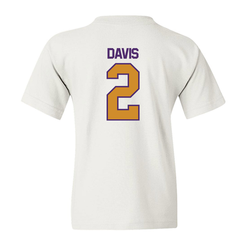 Alcorn - NCAA Baseball : Kanious Davis - Classic Shersey Youth T-Shirt-1