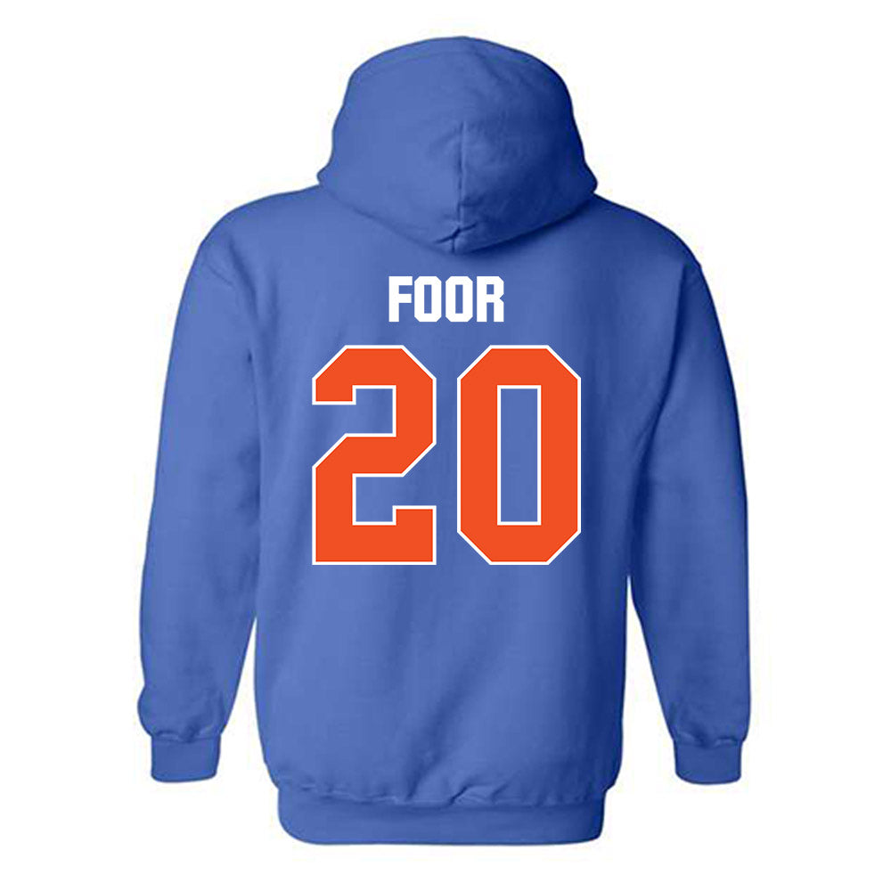 HCU - NCAA Softball : Jaycee Foor - Classic Shersey Hooded Sweatshirt-1