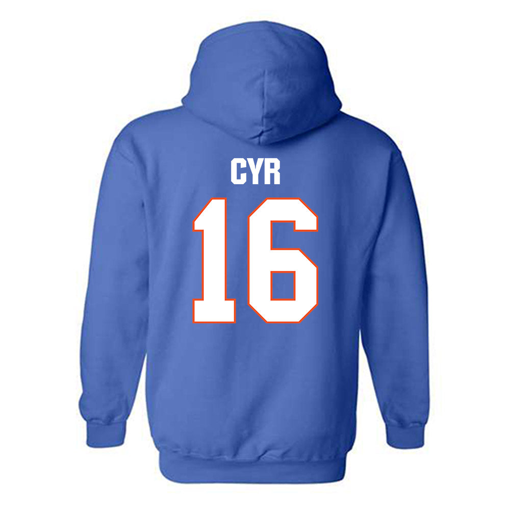 HCU - NCAA Baseball : Jacob Cyr - Classic Shersey Hooded Sweatshirt-1