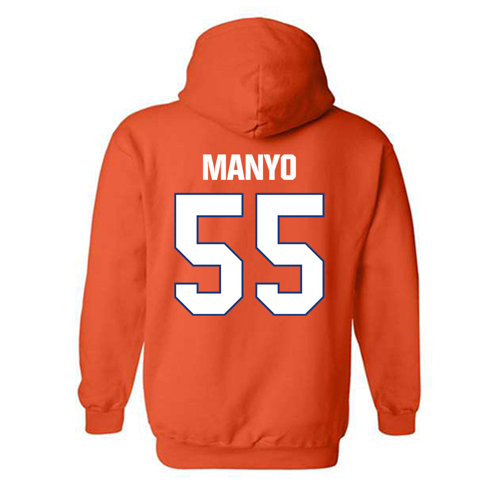 HCU - NCAA Baseball : Tyler Manyo - Classic Shersey Hooded Sweatshirt-1