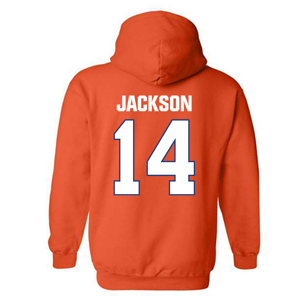 HCU - NCAA Baseball : Tyree Jackson - Classic Shersey Hooded Sweatshirt-1