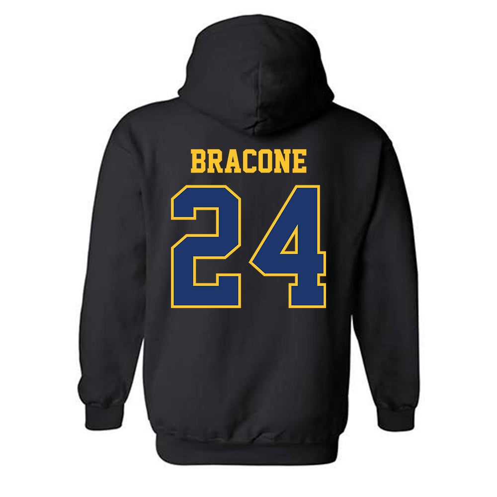 North Carolina A&T - NCAA Women's Basketball : Maleia Bracone - Classic Shersey Hooded Sweatshirt-1