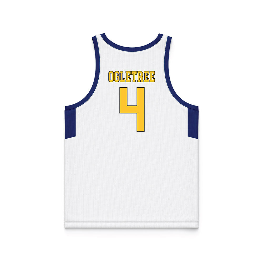 North Carolina A&T - NCAA Men's Basketball : Bryson Ogletree - Basketball Jersey-1