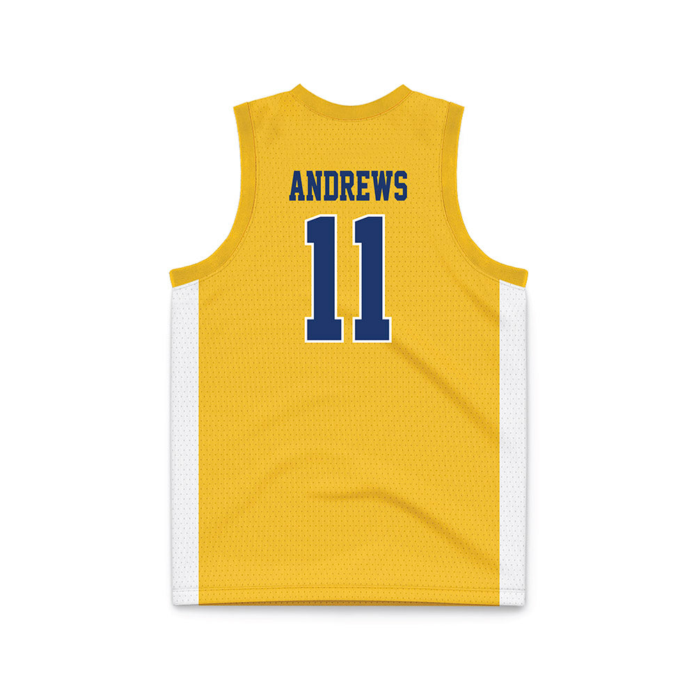 North Carolina A&T - NCAA Women's Basketball : Eva Andrews - Basketball Jersey-1