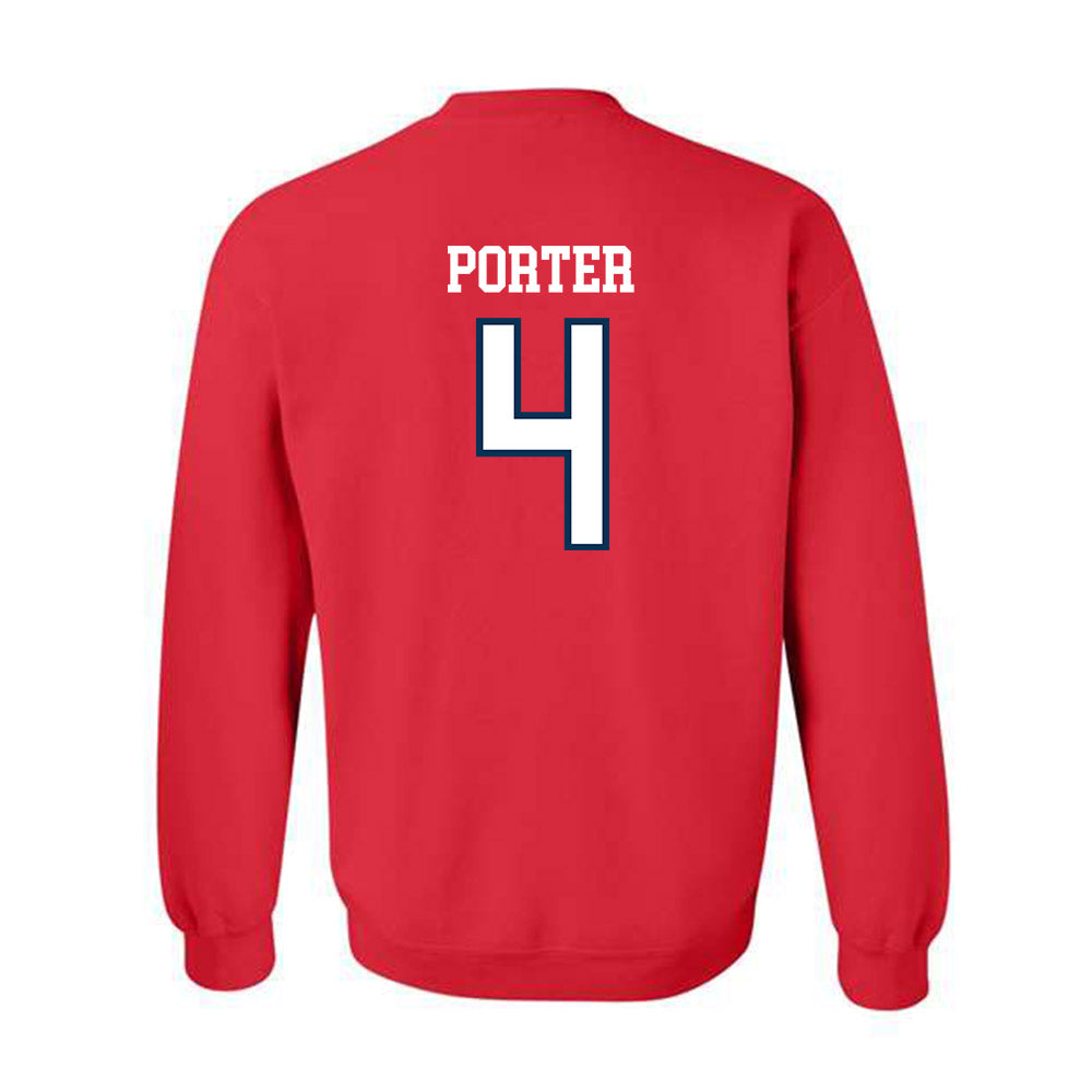 Saginaw Valley - NCAA Football : Landon Porter - Crewneck Sweatshirt-1