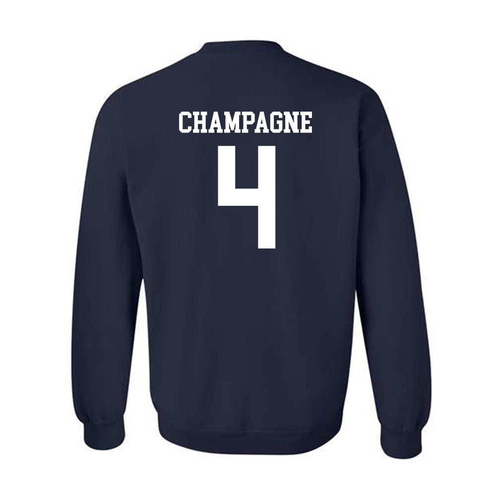 Saginaw Valley - NCAA Men's Basketball : Jake Champagne - Crewneck Sweatshirt-1