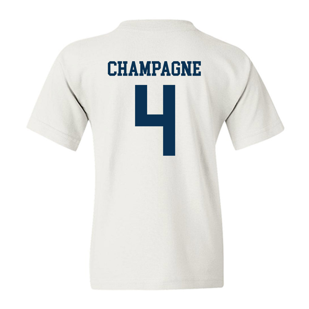 Saginaw Valley - NCAA Men's Basketball : Jake Champagne - Youth T-Shirt-1
