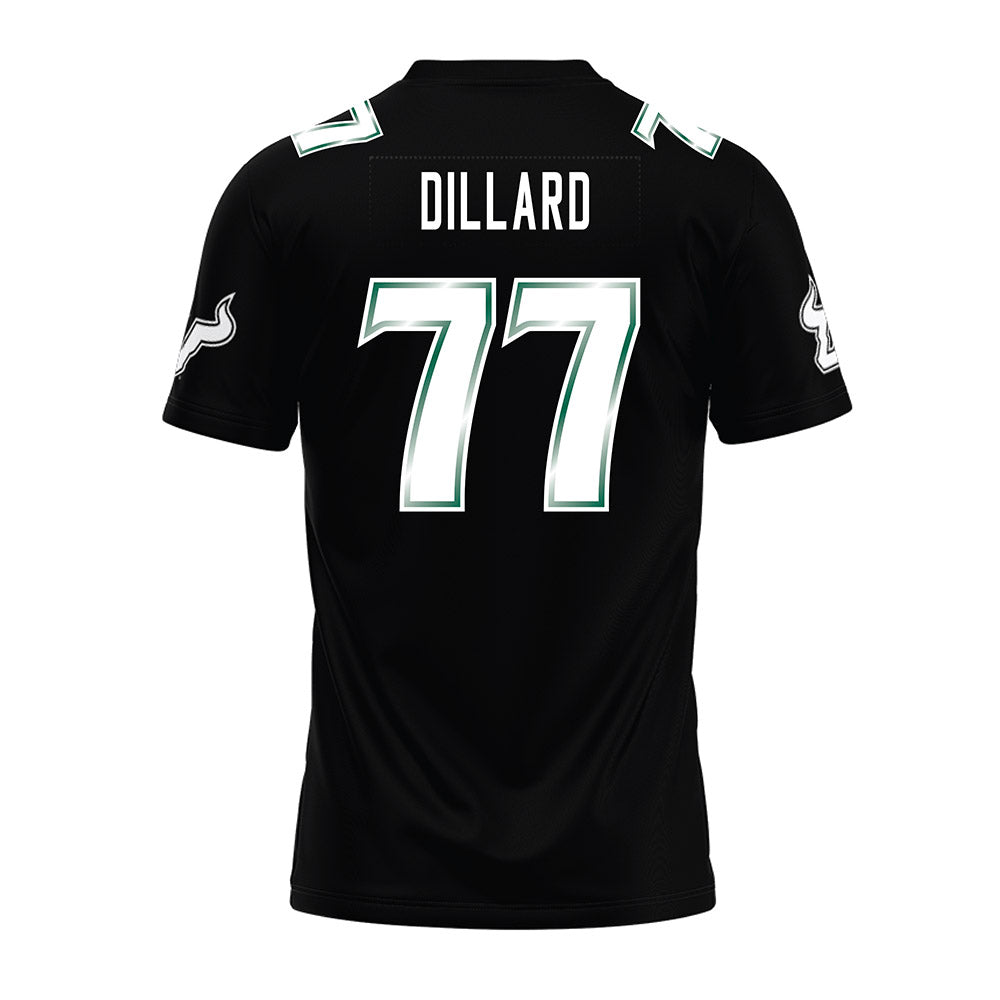 USF - NCAA Football : Major Dillard - Black Premium Football Jersey-1