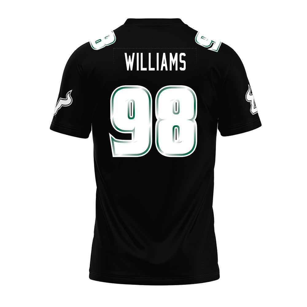 USF - NCAA Football : Marcus Williams - Black Premium Football Jersey-1