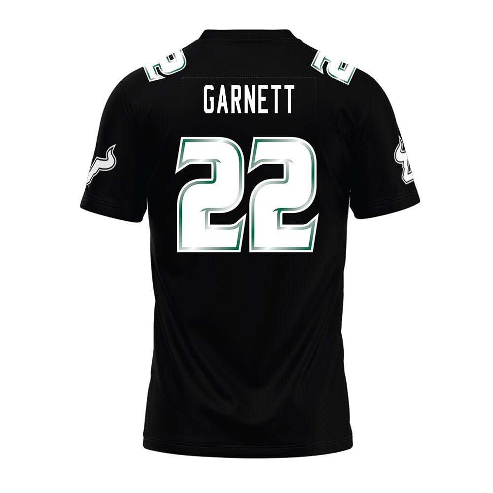USF - NCAA Football : Chase Garnett - Black Premium Football Jersey-1