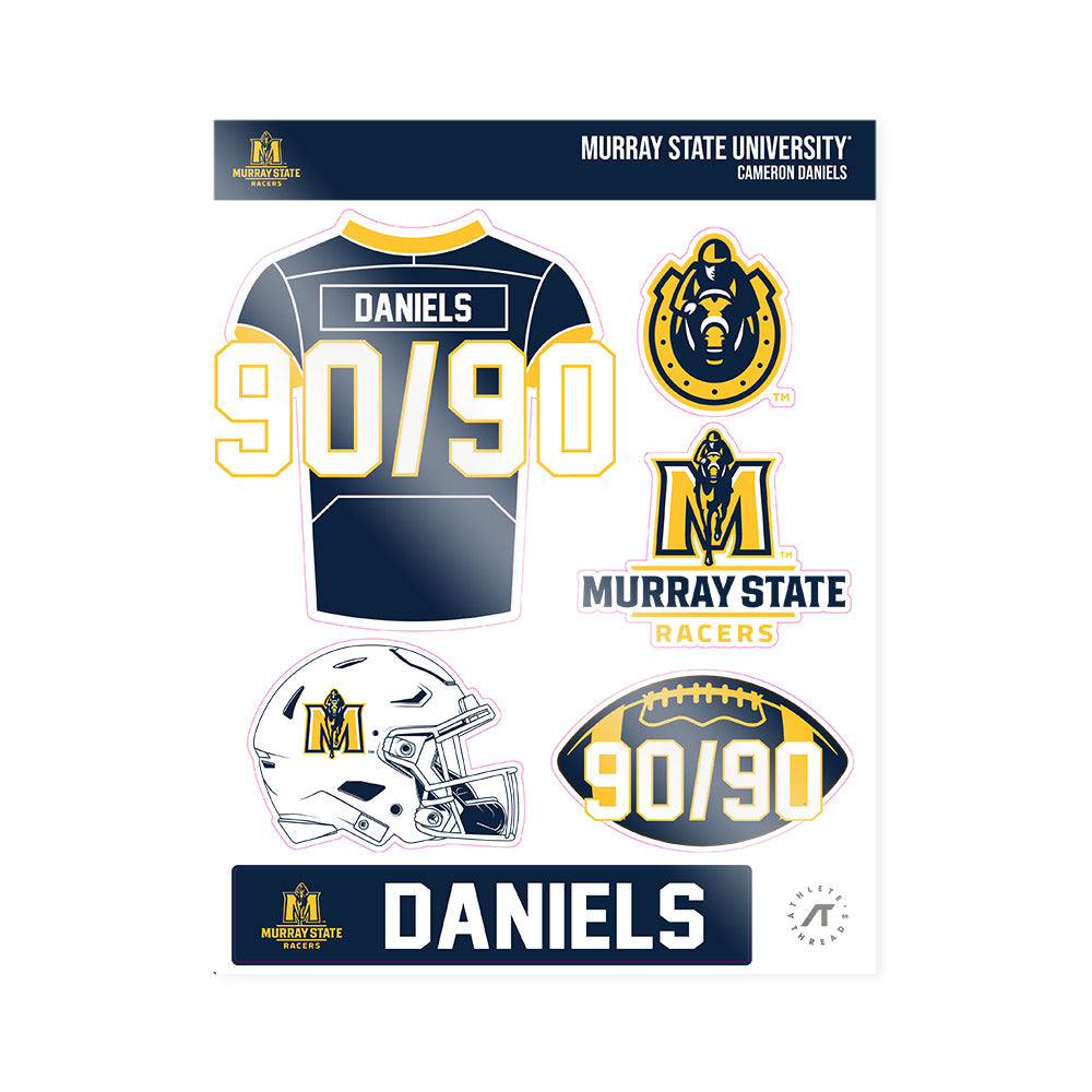 Murray State - NCAA Football : Cameron Daniels - Sticker Sheet-0