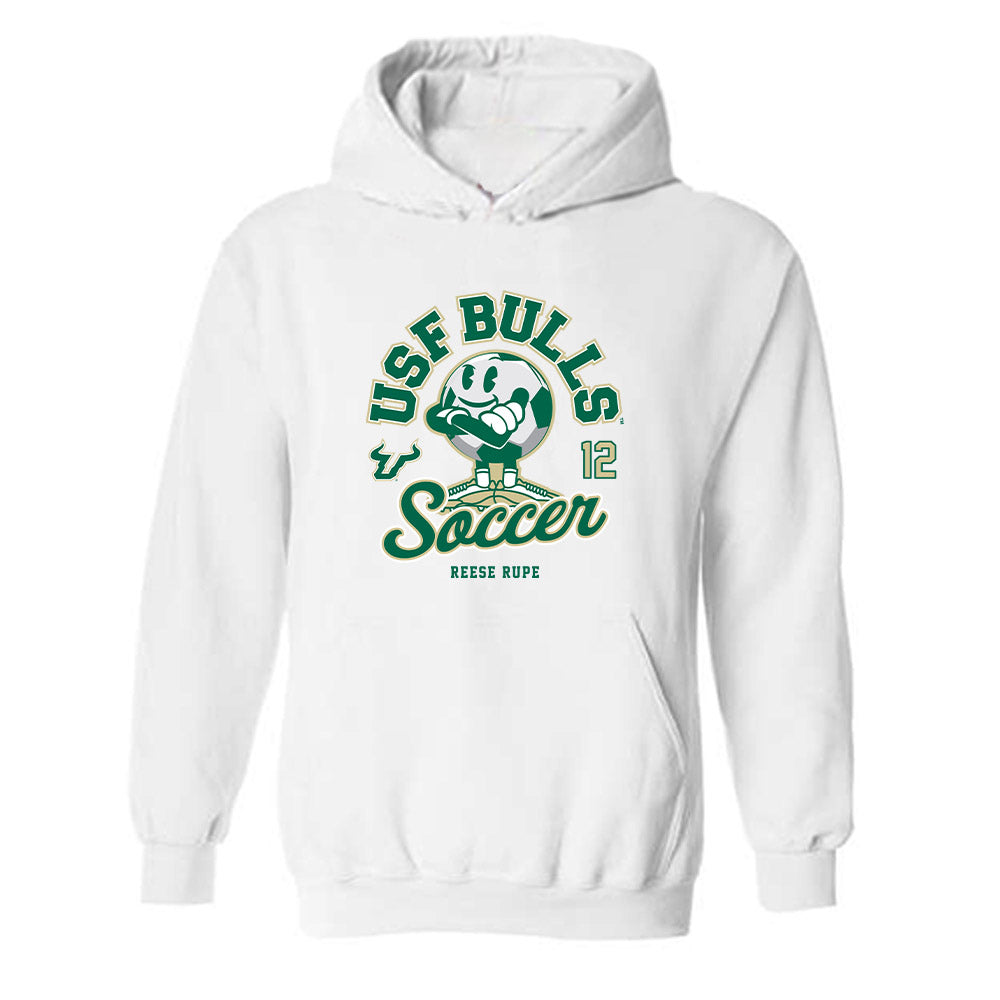 USF - NCAA Women's Soccer : Reese Rupe - Fashion Shersey Hooded Sweatshirt-0