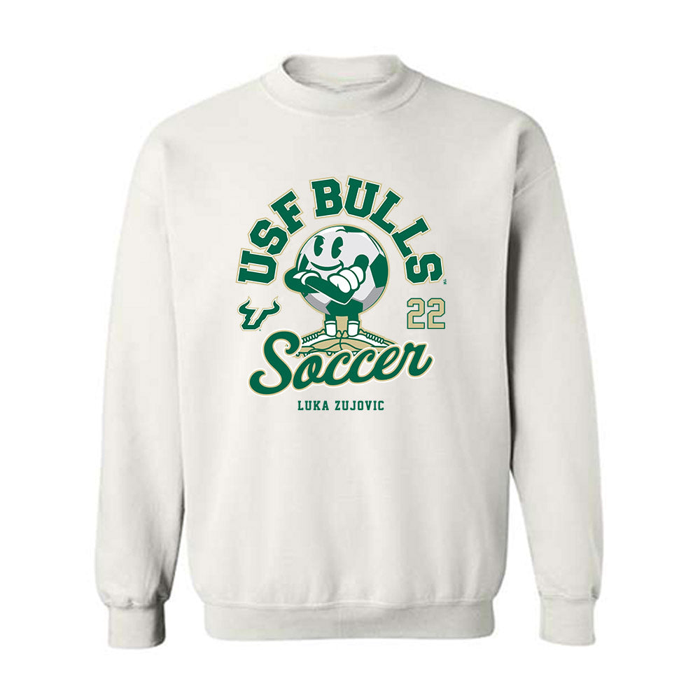 USF - NCAA Men's Soccer : Luka Zujovic - Fashion Shersey Crewneck Sweatshirt-0