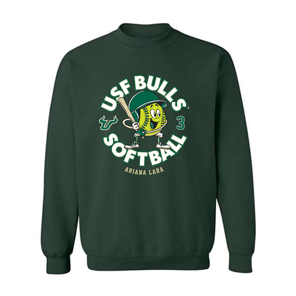 USF - NCAA Softball : Ariana Lara - Fashion Shersey Crewneck Sweatshirt-0