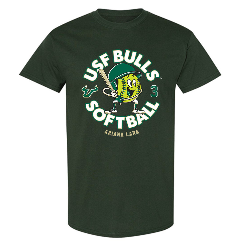 USF - NCAA Softball : Ariana Lara - Fashion Shersey T-Shirt-0