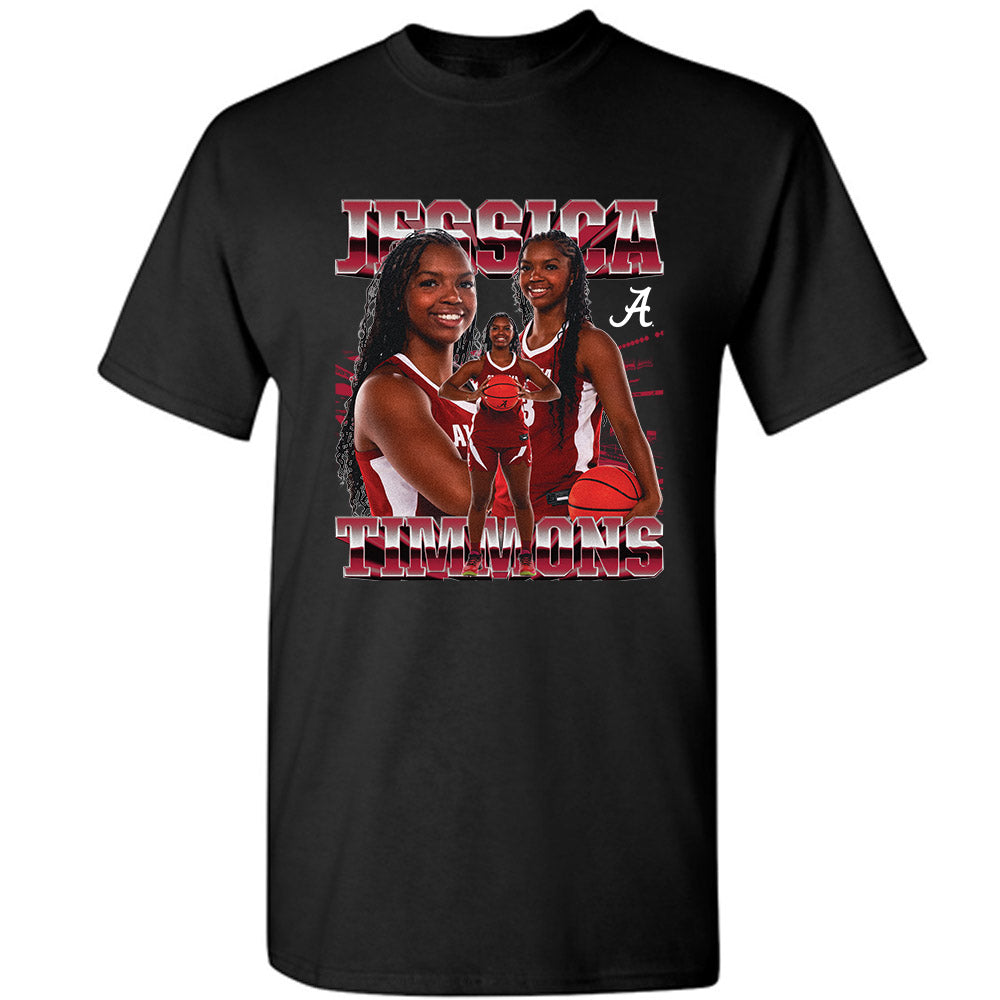 Alabama - NCAA Women's Basketball : Jessica Timmons - Player Collage T-Shirt-0