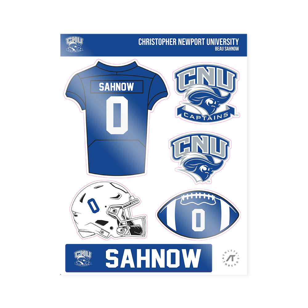 - NCAA Football : Beau Sahnow - Sticker Sheet-0