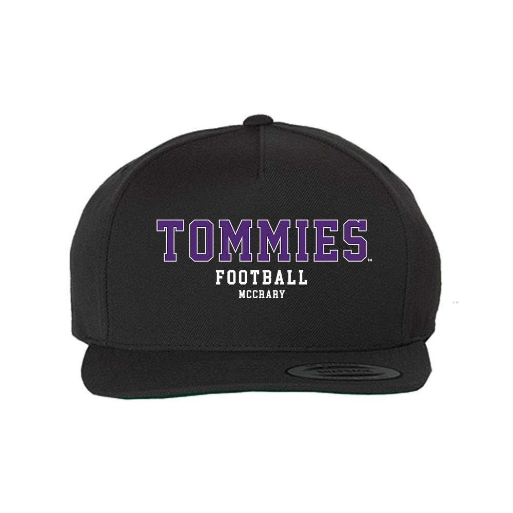 UST - NCAA Football : Pierce McCrary - Snapback Hat-0