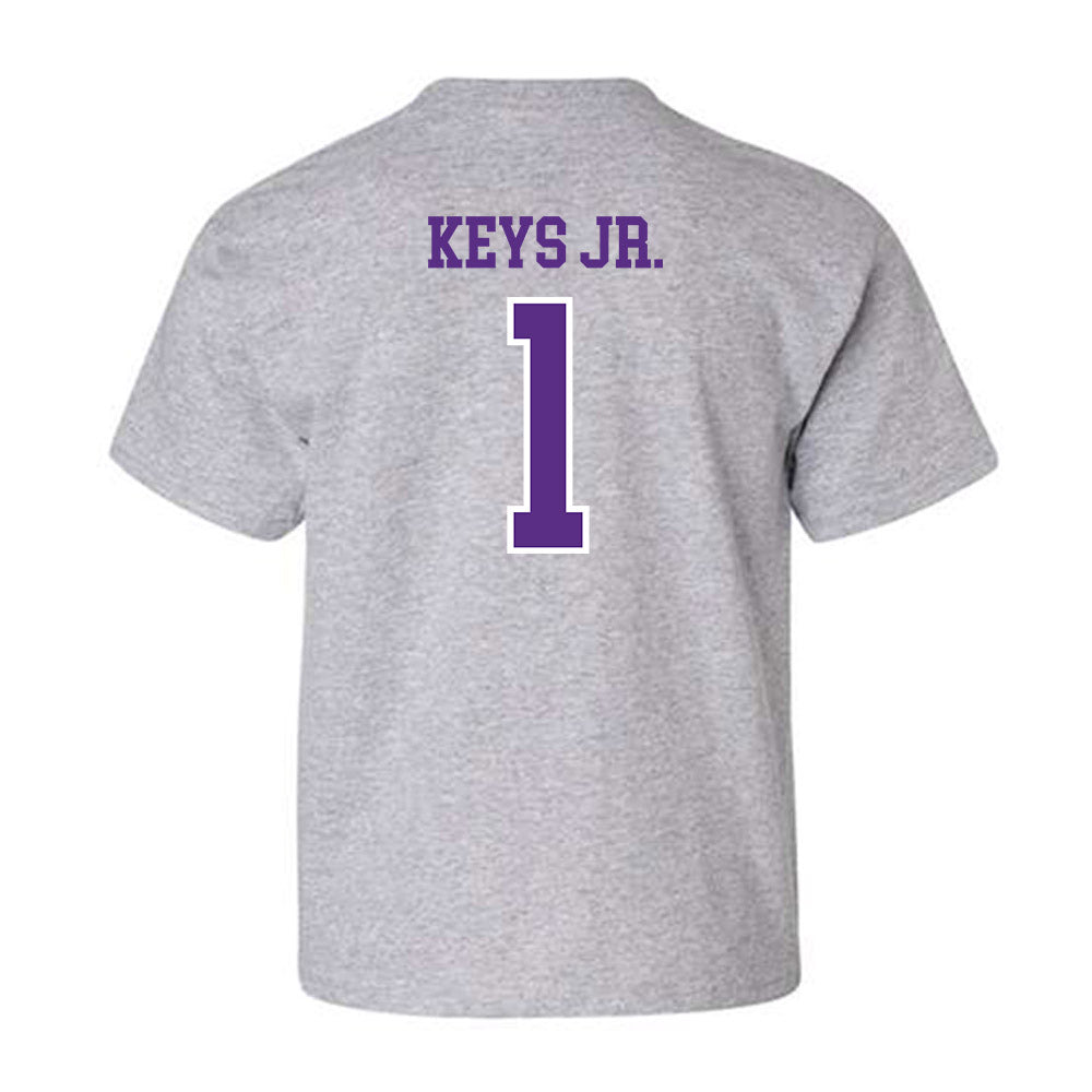 UW-Whitewater - NCAA Men's Basketball : Agape Keys Jr. - Youth T-Shirt-1