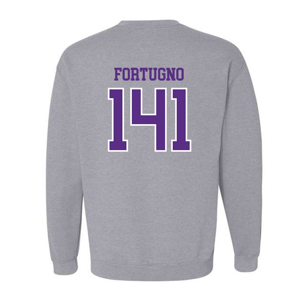 UW-Whitewater - NCAA Wrestling : Justin Fortugno - Crewneck Sweatshirt-1