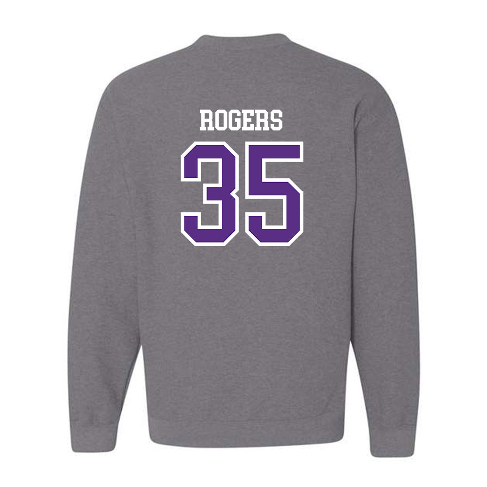 UW-Whitewater - NCAA Men's Basketball : Rashad Rogers - Crewneck Sweatshirt-1