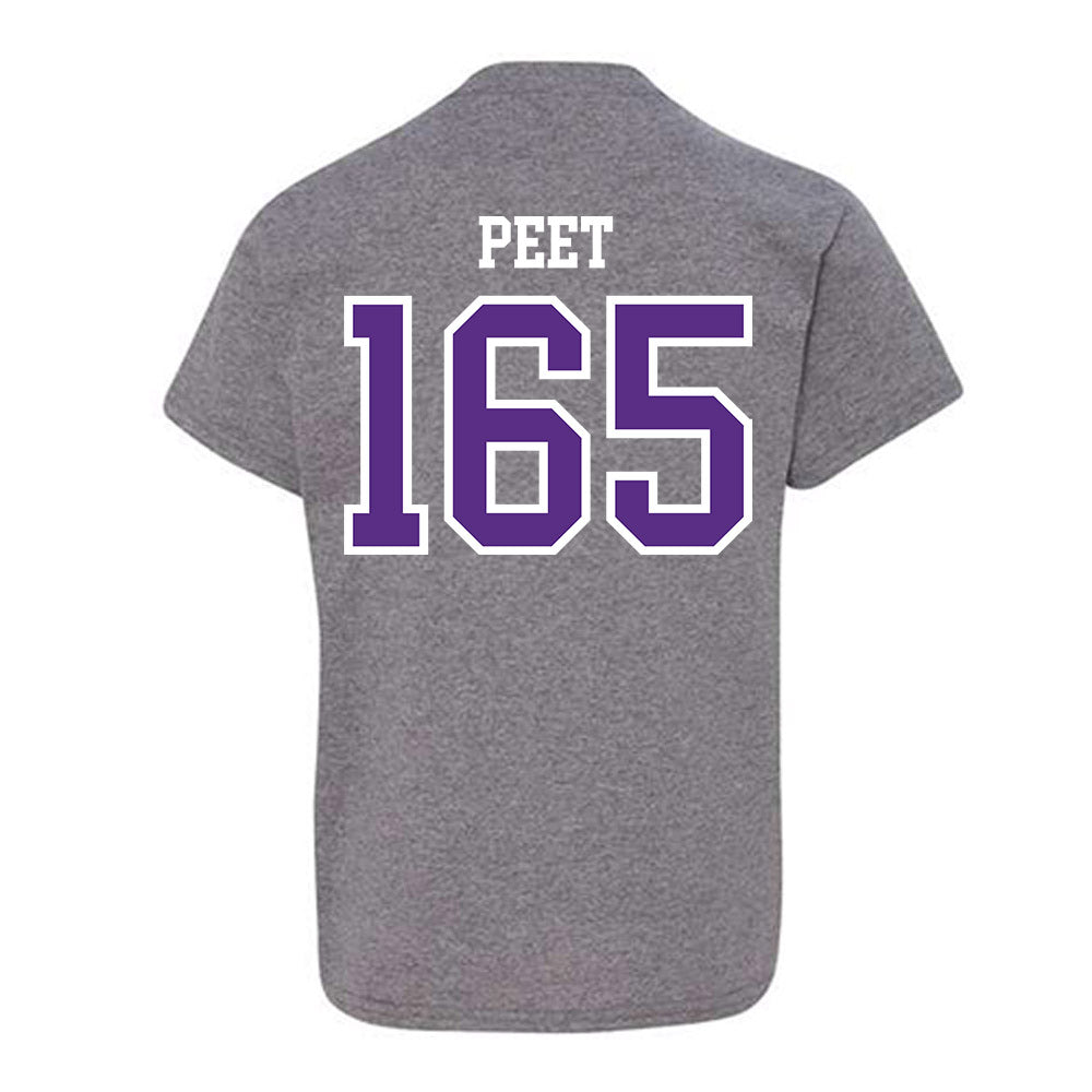 UW-Whitewater - NCAA Wrestling : Brayden Peet - Youth T-Shirt-1