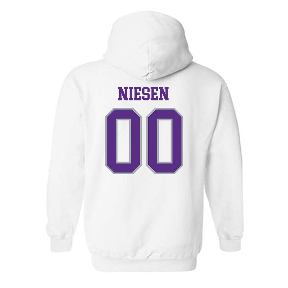 UW-Whitewater - NCAA Football : Hayes Niesen - Classic Shersey Hooded Sweatshirt-1