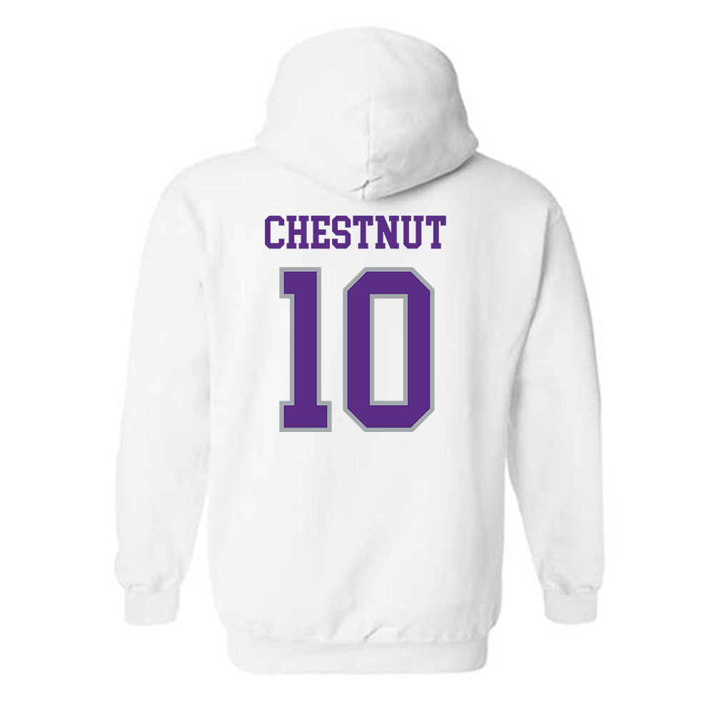 UW-Whitewater - NCAA Men's Basketball : Darius Chestnut - Classic Shersey Hooded Sweatshirt-1