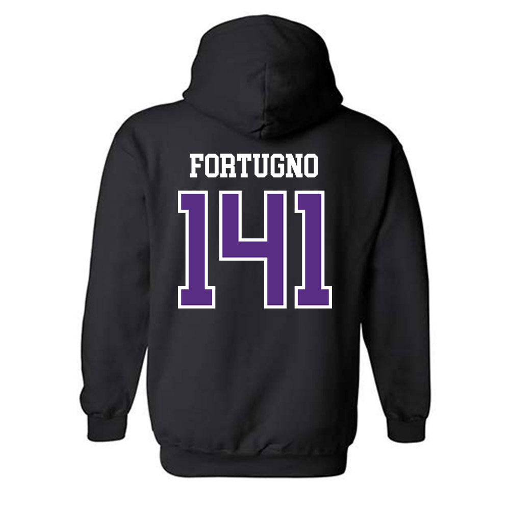 UW-Whitewater - NCAA Wrestling : Justin Fortugno - Hooded Sweatshirt-1