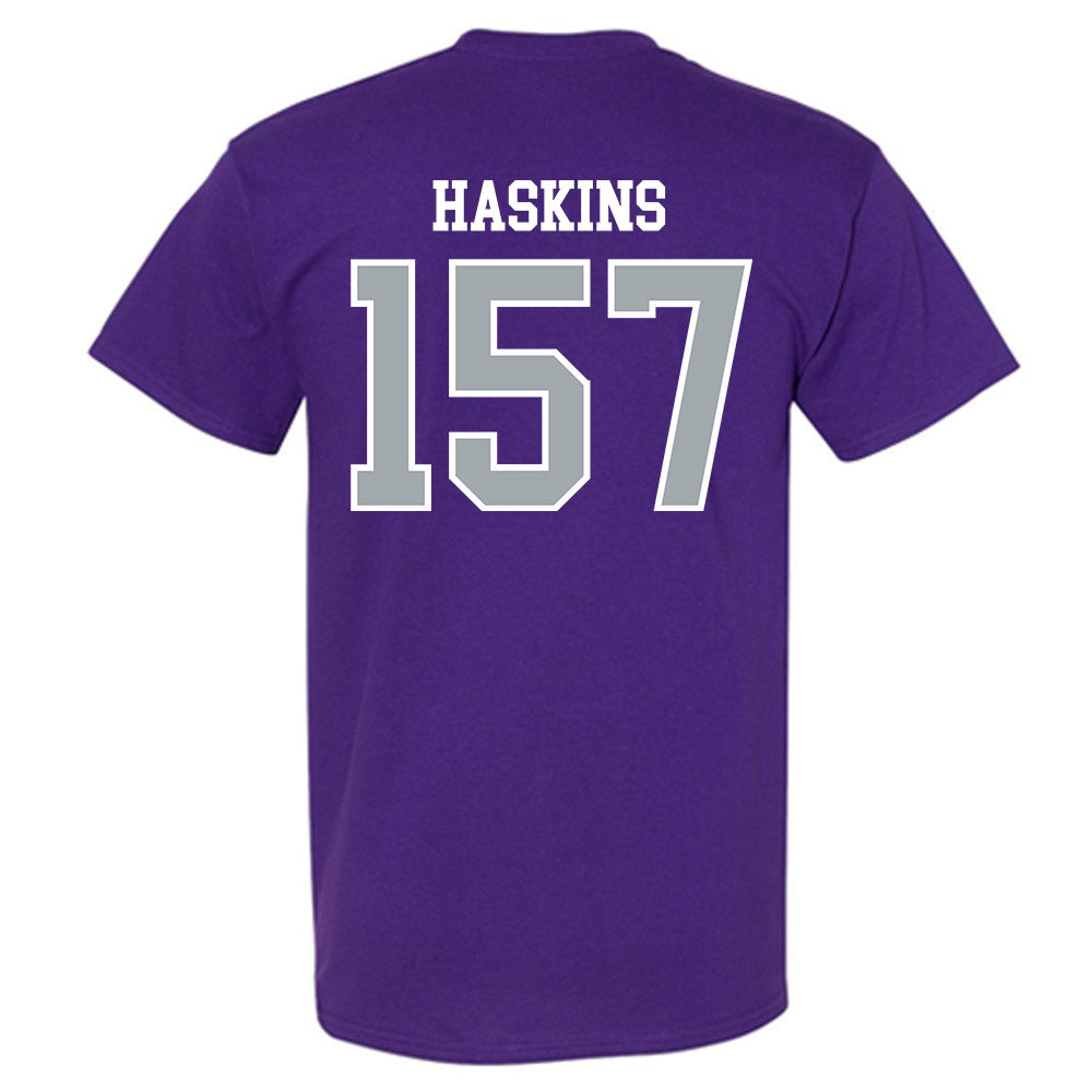 UW-Whitewater - NCAA Wrestling : Maximus Haskins - T-Shirt-1