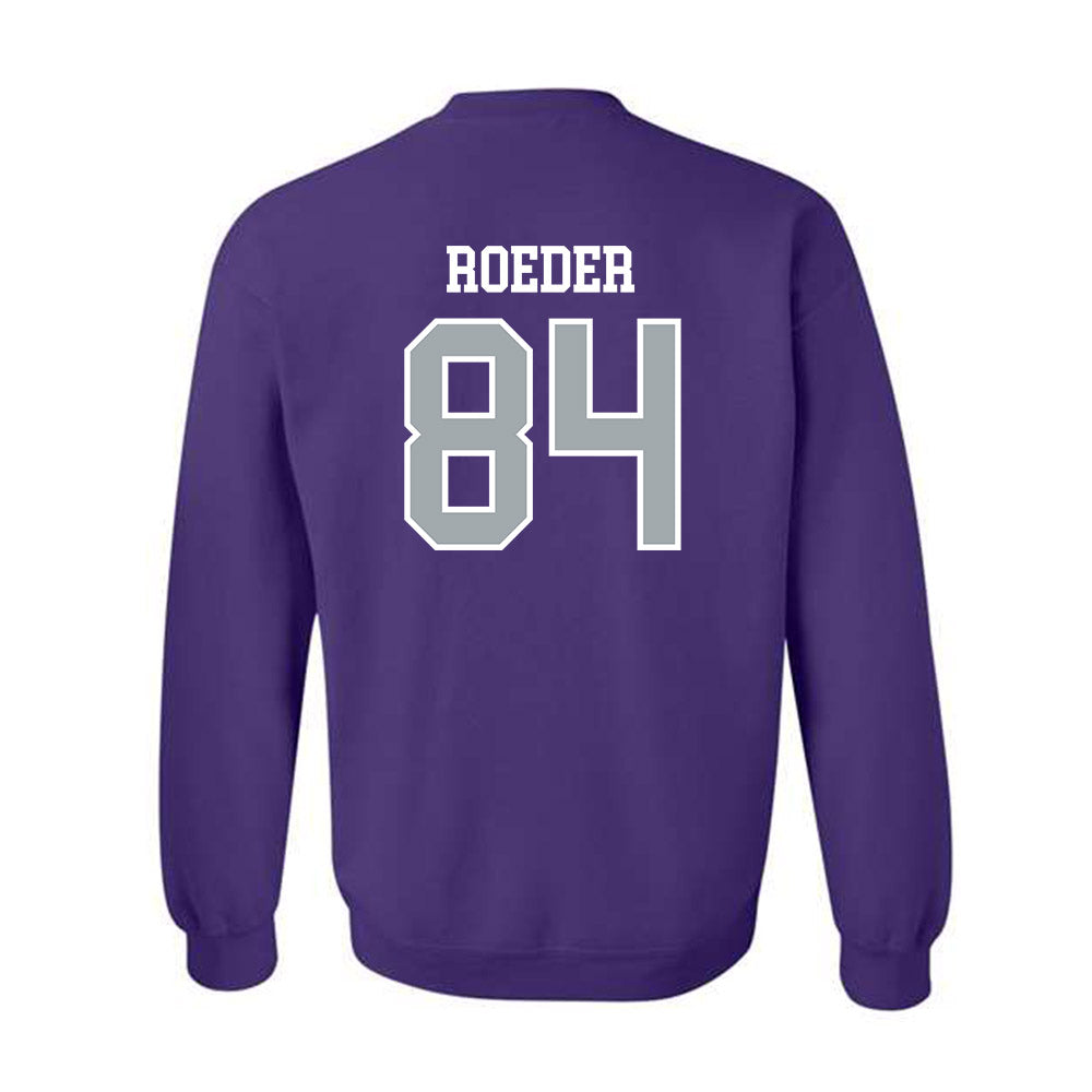 UW-Whitewater - NCAA Football : Luke Roeder - Crewneck Sweatshirt-1