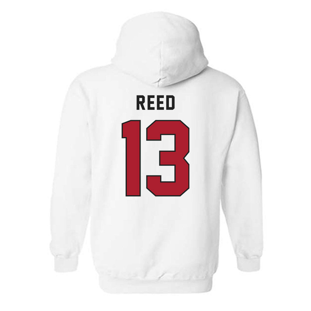 Utah - NCAA Football : Elijah Reed - Veterans Day v2 Hooded Sweatshirt-3