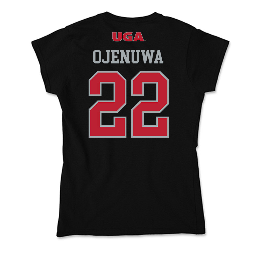 Georgia - NCAA Women's Basketball : Vera Ojenuwa - Soft Style Women’s T-Shirt-1