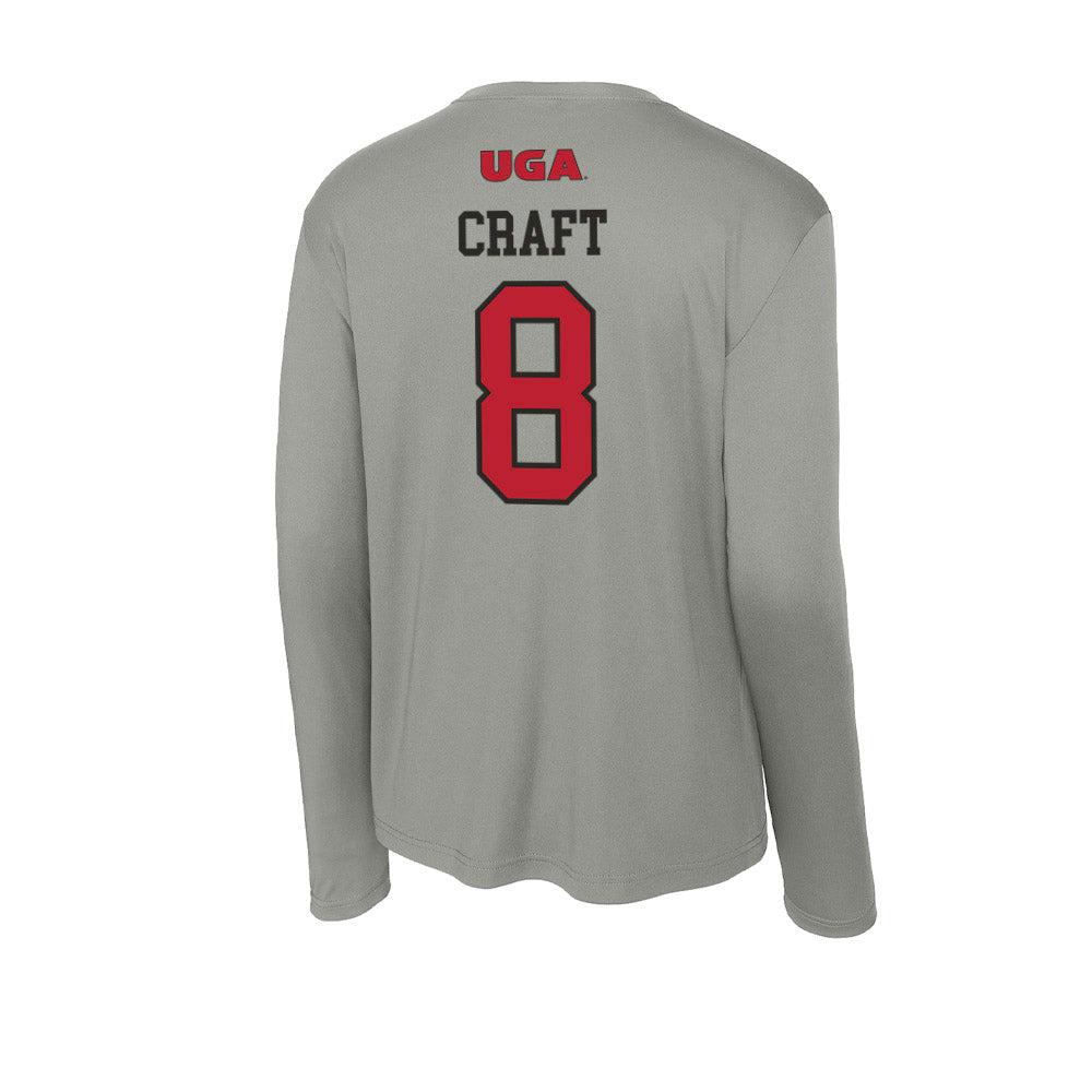 Georgia - NCAA Women's Basketball : Zhen Craft - Activewear Long Sleeve T-Shirt-1