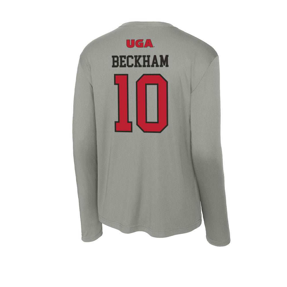 Georgia - NCAA Women's Basketball : Aubrey Beckham - Activewear Long Sleeve T-Shirt-1