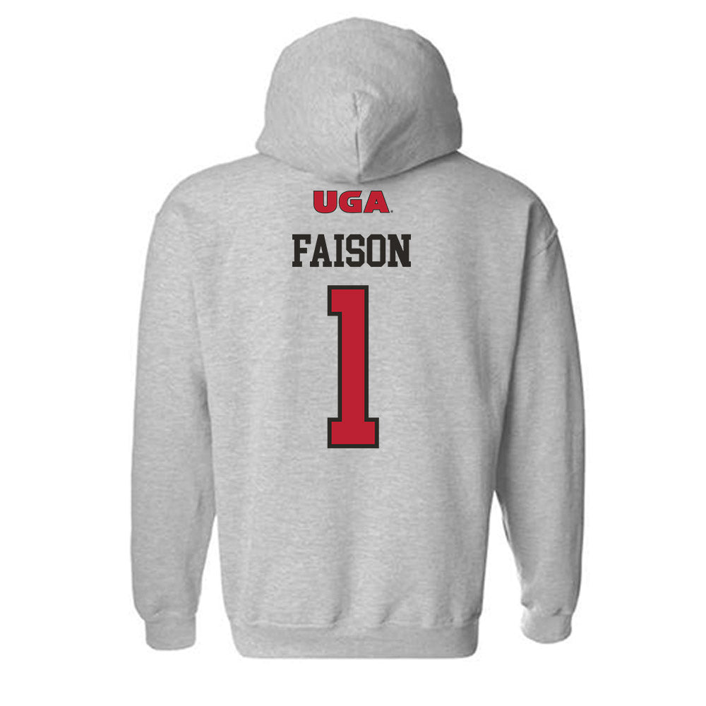 Georgia - NCAA Women's Basketball : Jocelyn Faison - Hooded Sweatshirt-1