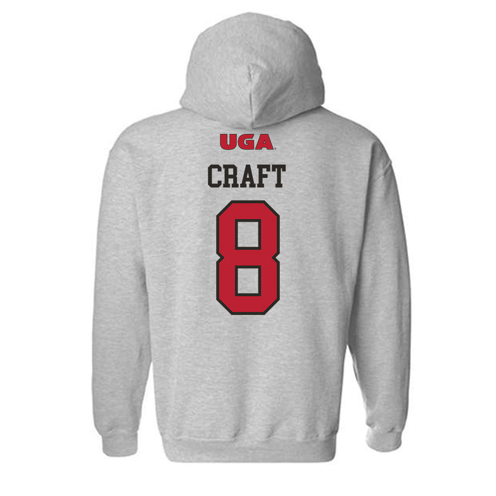 Georgia - NCAA Women's Basketball : Zhen Craft - Hooded Sweatshirt-1