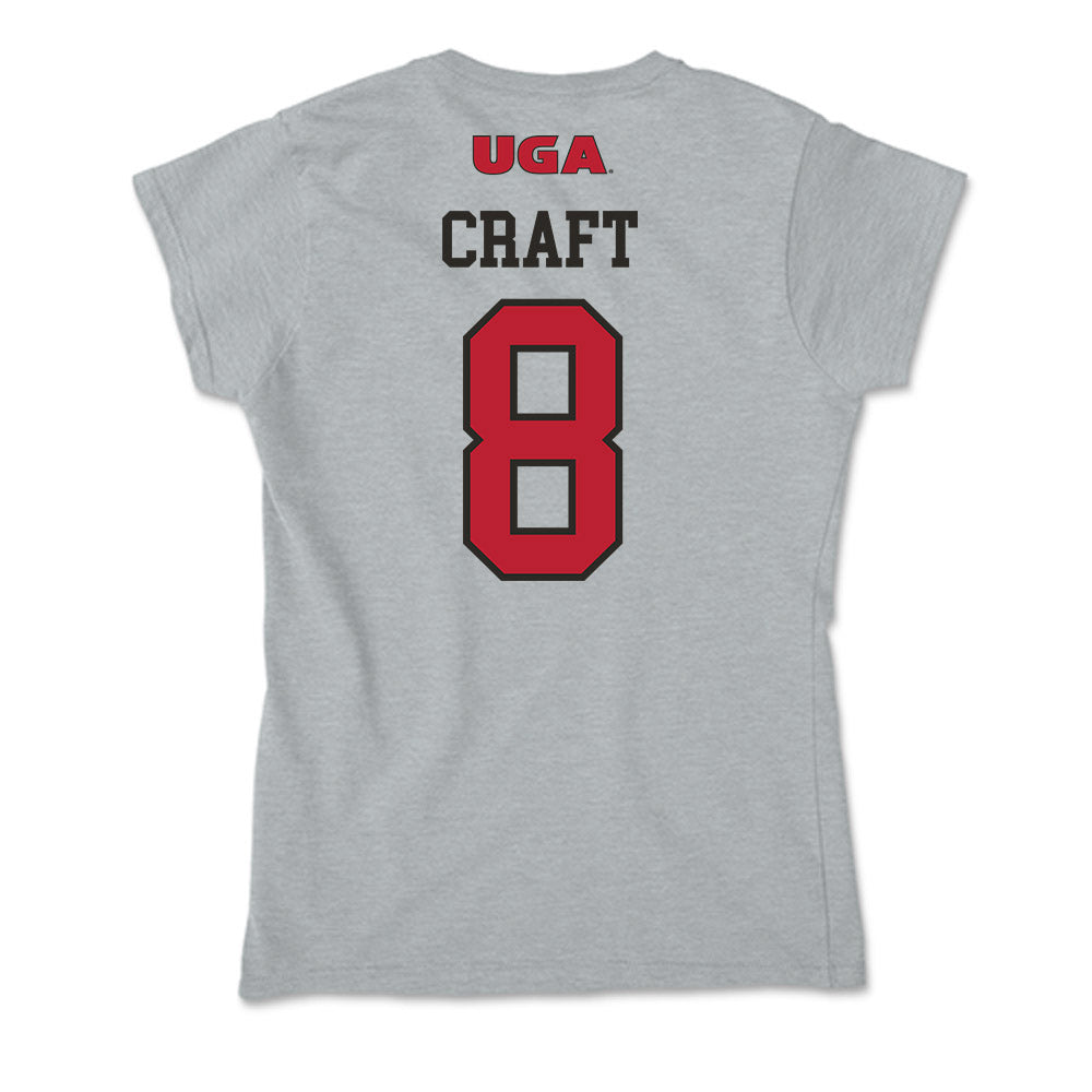 Georgia - NCAA Women's Basketball : Zhen Craft - Soft Style Women’s T-Shirt-1