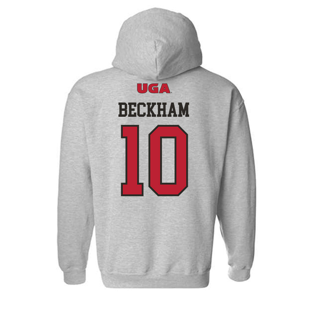 Georgia - NCAA Women's Basketball : Aubrey Beckham - Hooded Sweatshirt-1